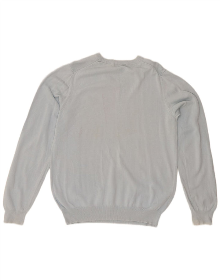 LYLE & SCOTT Herren Club Pullover mit V-Ausschnitt, Größe S, Blau