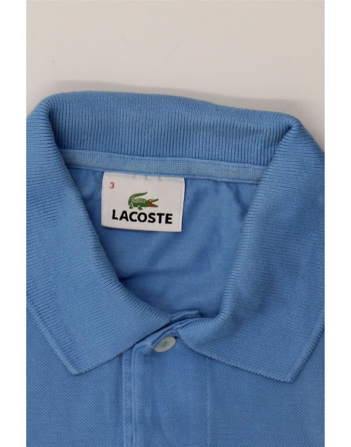 LACOSTE Mens Polo Shirt Size 3 Small Blue Cotton Vintage Lacoste and Second-Hand Lacoste from Messina Hembry 