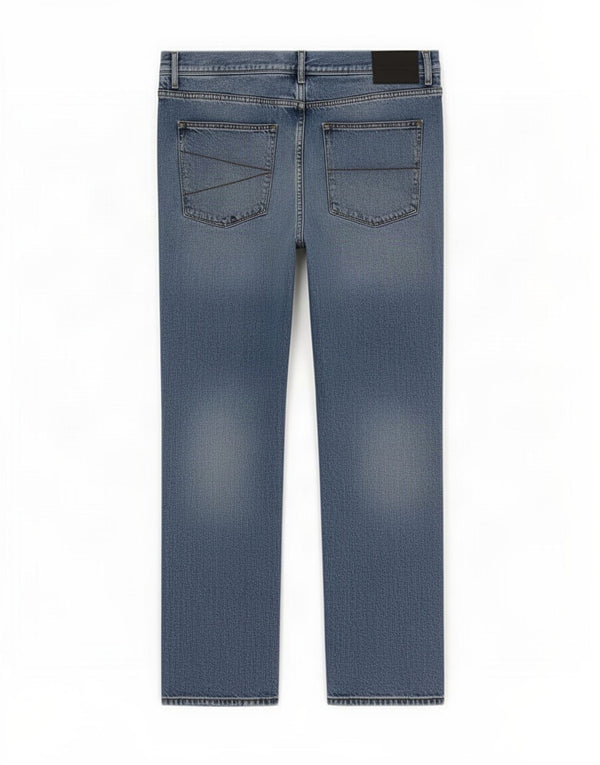 Marks & Spencer Mens Straight Jeans W42 L29 Blue Cotton