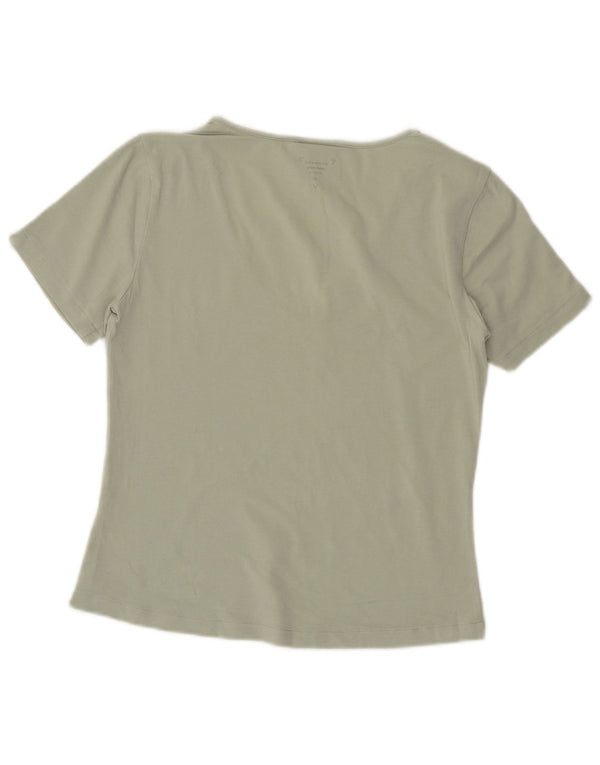 Champion Damen T-Shirt Top UK 14 Large Grün