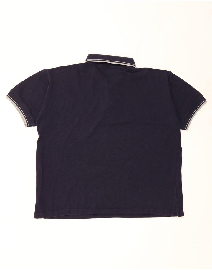 Kappa Herren-Poloshirt, große marineblaue Baumwolle