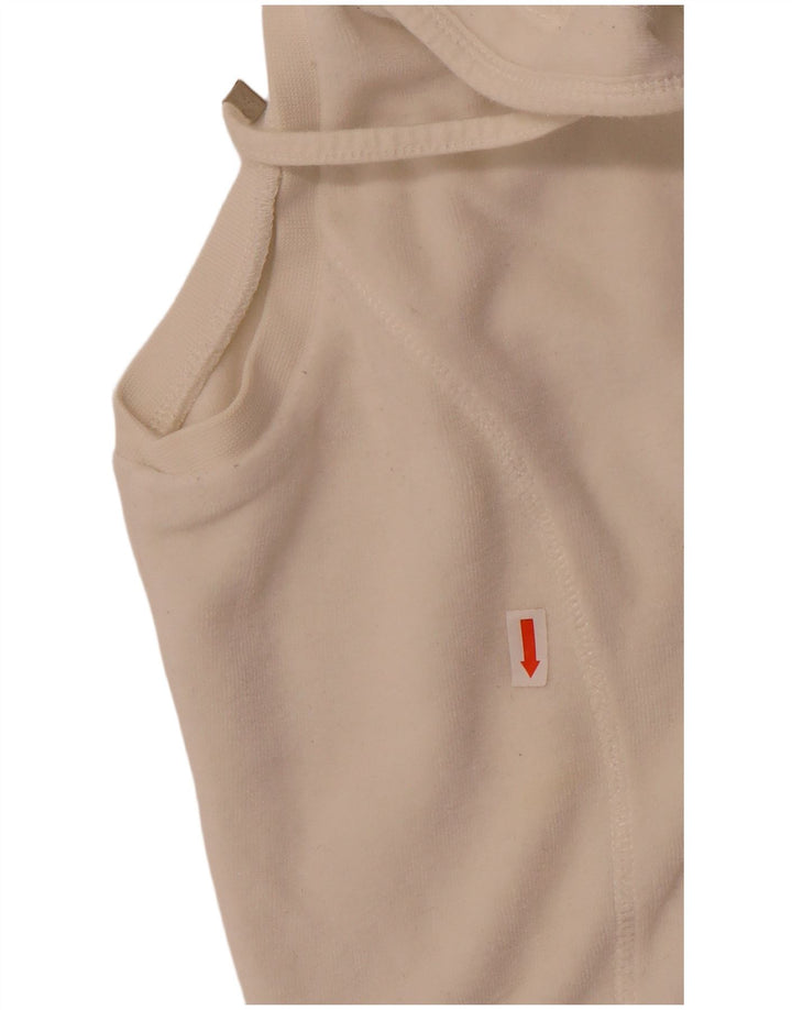 Champion Damen Heritage Fit Zip Hoodie Pullover UK 14 Mittelweiß