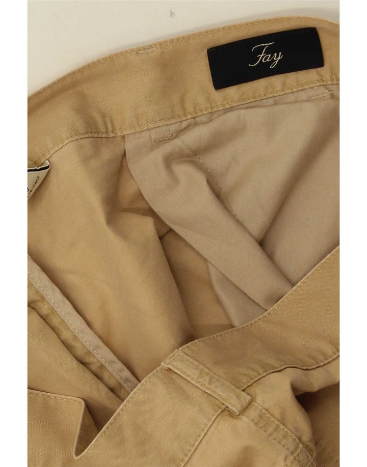 Fay Herren Chinoshorts IT 52 XL W36 Beige Baumwolle