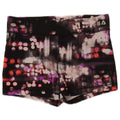 FILA Womens Sport Shorts UK 14 Medium Multicoloured Spotted Polyester