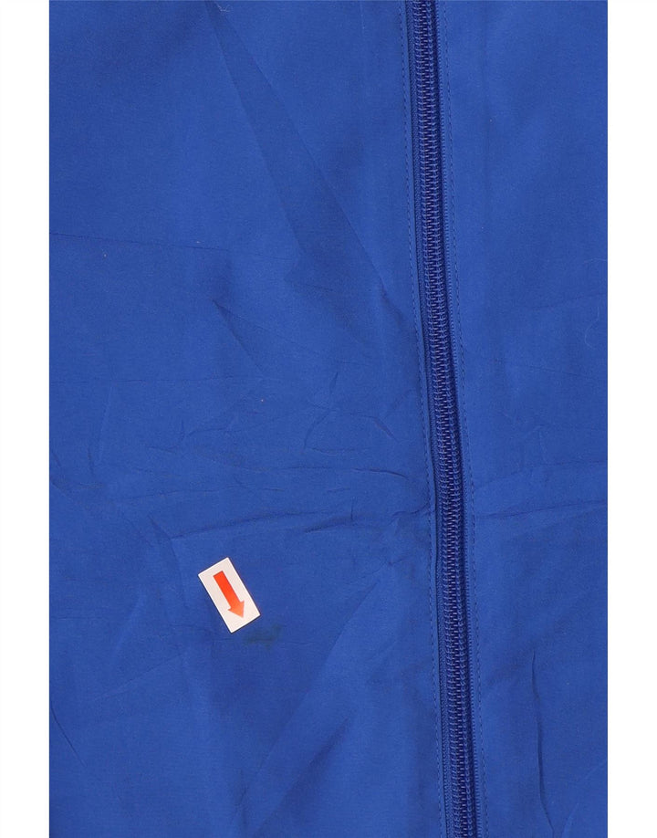 NIKE Herren-Trainingsanzug-Topjacke, großes blaues Farbblock-Polyester