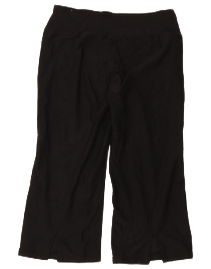 Nike Damen Capri-Trainingshose US 8/10 Mittelschwarzes Polyester