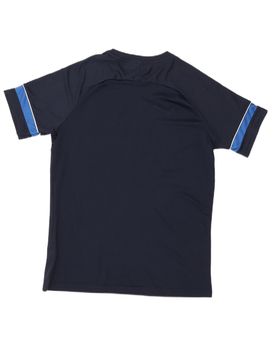 Nike Herren Dri Fit T-Shirt-Oberteil, groß, marineblaues Farbblock-Polyester