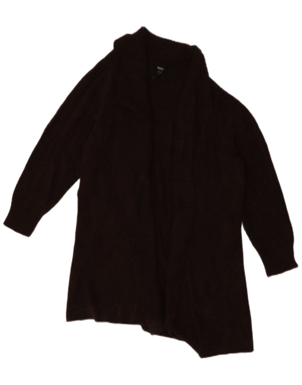 Mossimo Offener Damen-Cardigan-Pullover US 16 2XL Braunes Acryl