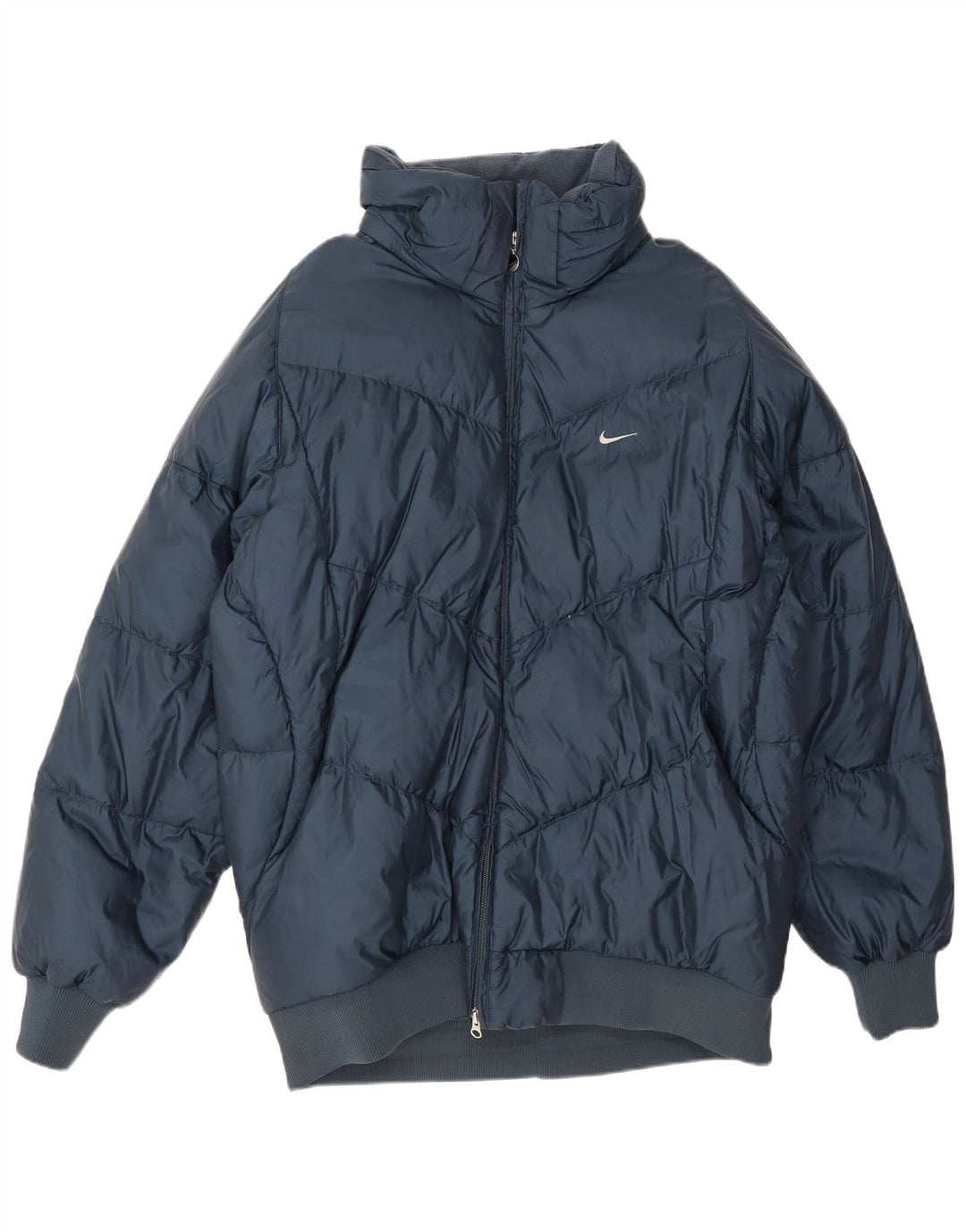 Nike Herren Wattierte Jacke UK 47/48 2XL Marineblaues Nylon