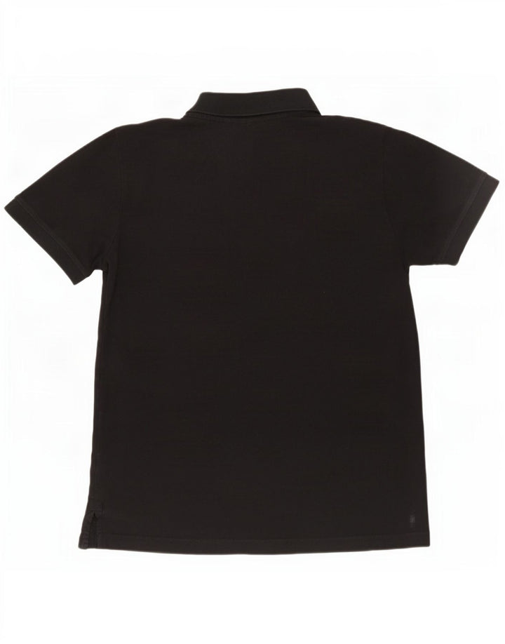 Kappa Herren-Poloshirt, groß, schwarze Baumwolle