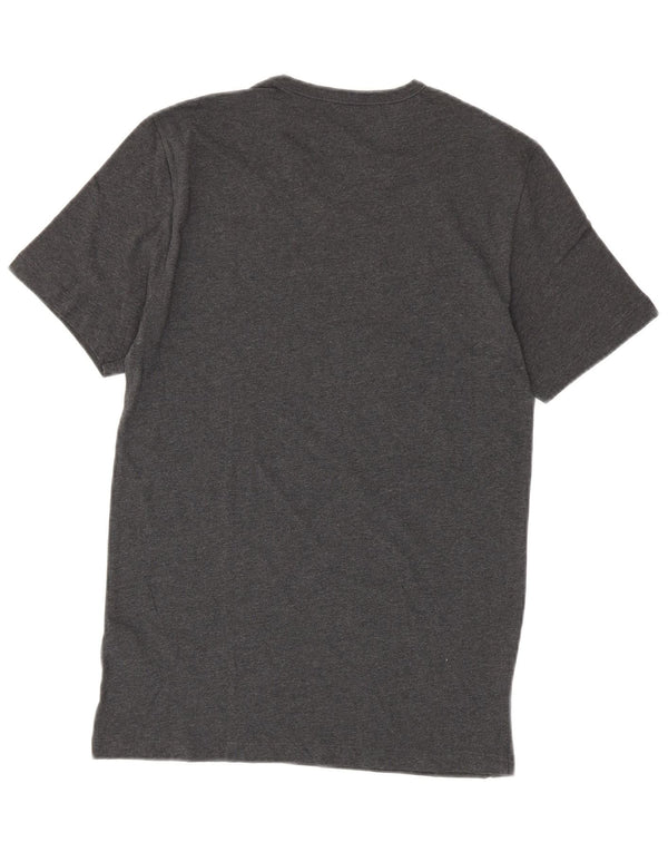 Hugo Boss Herren T-Shirt Top Small Grau Baumwolle