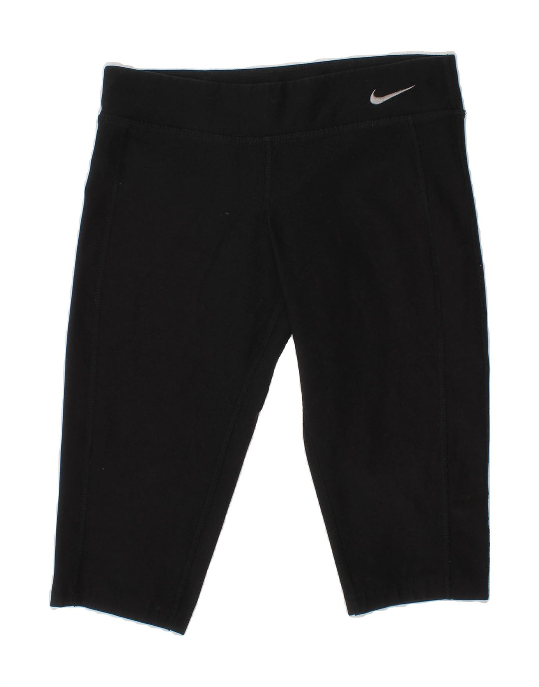 NIKE Girls Dri Fit Capri Leggings 8-9 Years Small Black Vintage Nike and Second-Hand Nike from Messina Hembry 