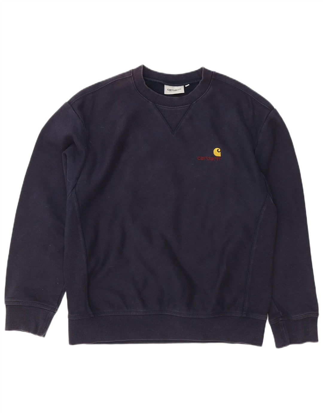 Carhartt Herren-Sweatshirt-Pullover, mittelmarineblaue Baumwolle