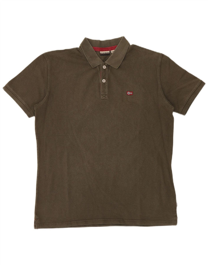 NAPAPIJRI Herren Poloshirt XL Khaki