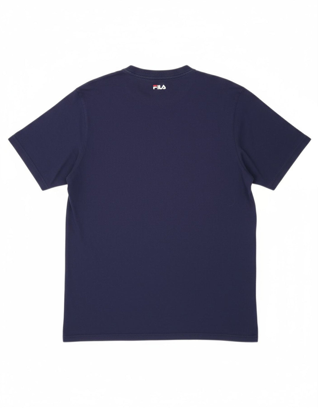 FILA Mens Graphic T-Shirt Top Large Navy Blue Cotton