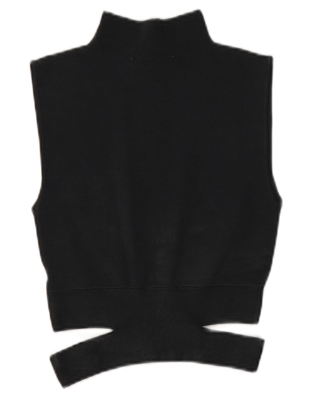 Zara Damen Ärmelloses Strick-Crop-Top UK 10 Small Grau