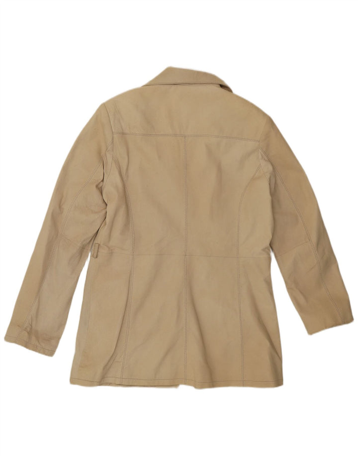 CONBIPEL Damen Ledermantel IT 48 XL Beige Leder