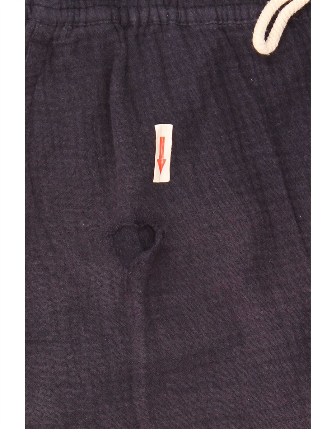 Zara Herren-Sportshorts aus mittelblauer Baumwolle in Marineblau