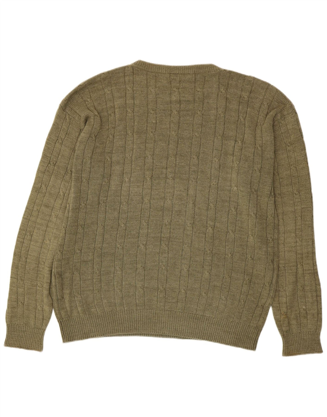 MC Gregor Herren-Pullover mit Rundhalsausschnitt, Mittelkhaki
