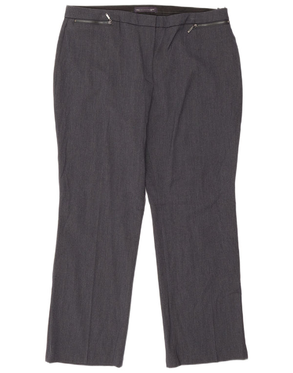 Marks & Spencer Damen Gerade Freizeithose UK 16 Large W36 L28 Blau