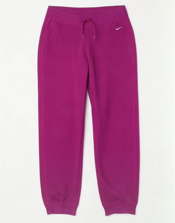 Nike Womens Tracksuit Trousers Joggers UK 14 Medium Purple