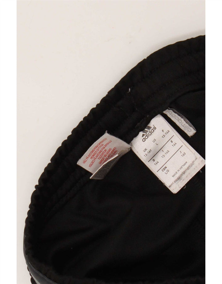 Adidas Jungen Climacool Trainingshose 13–14 Jahre, schwarzes Polyester
