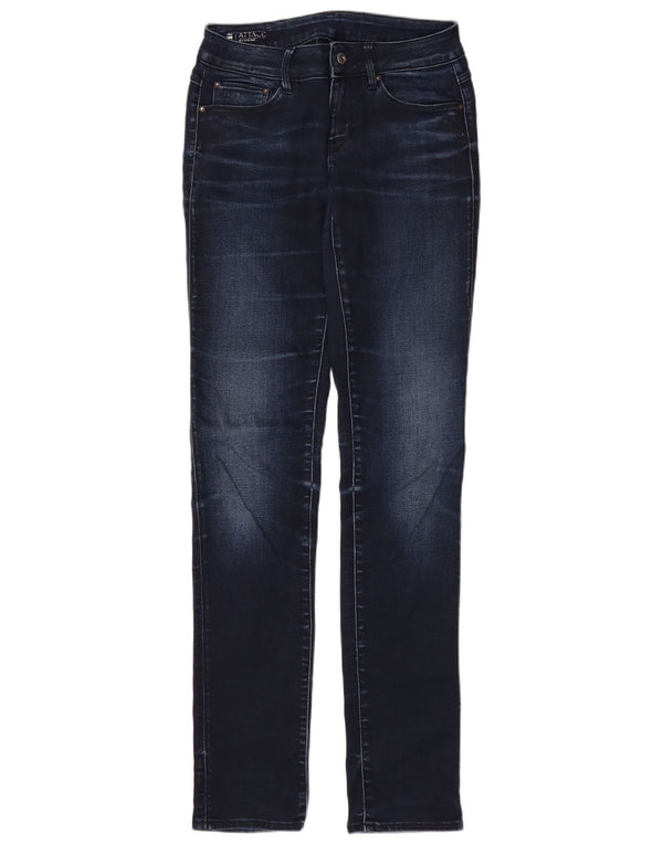 G-Star Damen Skinny Jeans W29 L36 Marineblaue Baumwolle