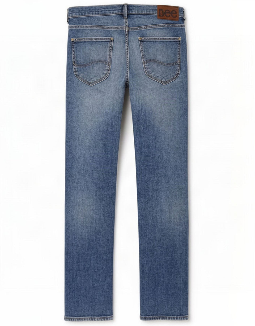 Lee Herren Powell Slim Jeans W34 L34 Blaue Baumwolle