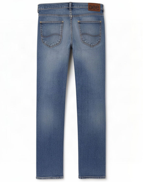 Lee Herren Powell Slim Jeans W34 L34 Blaue Baumwolle