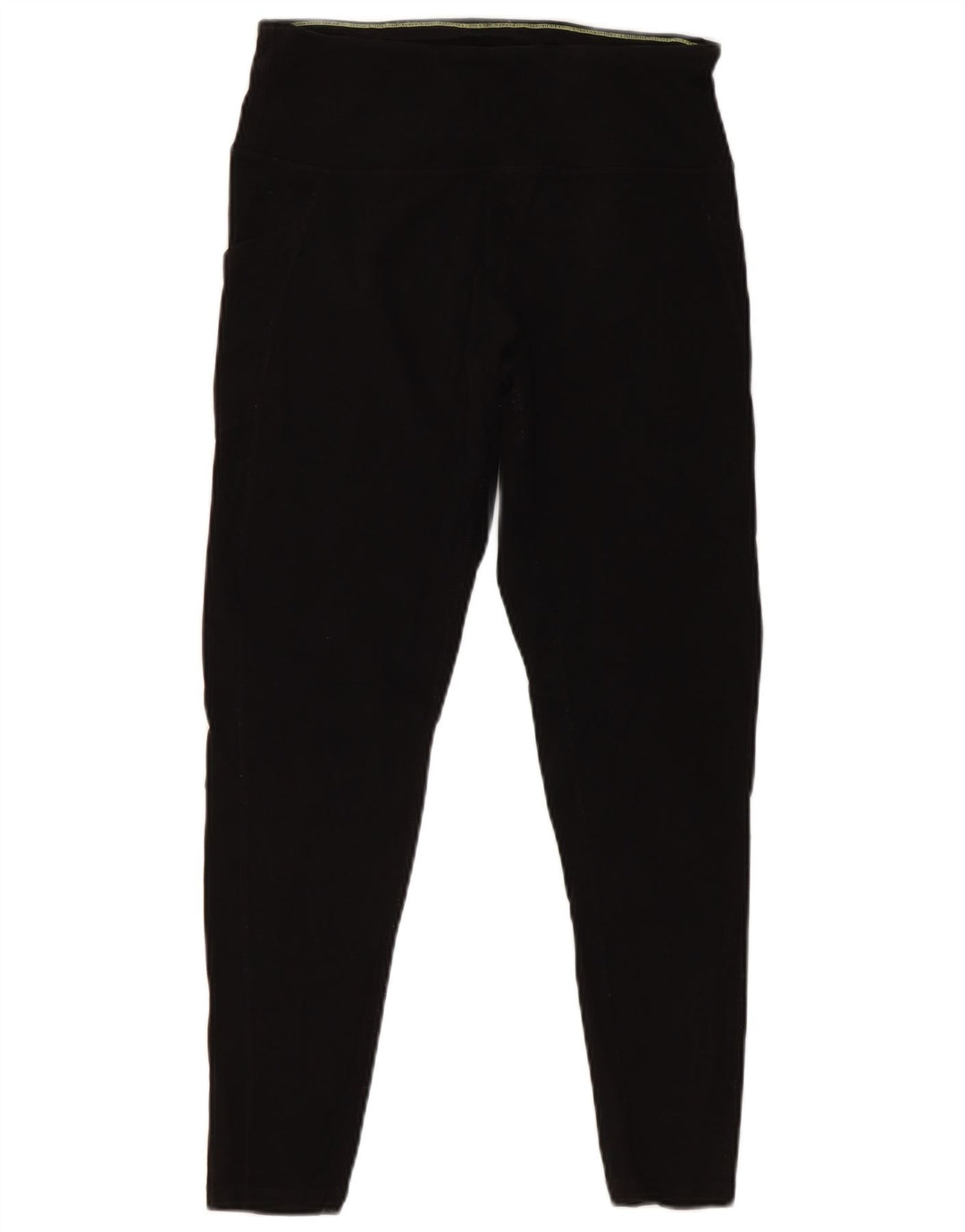 CALVIN KLEIN Damen Graphic Crop Leggings UK 12 Mittelschwarze Baumwolle