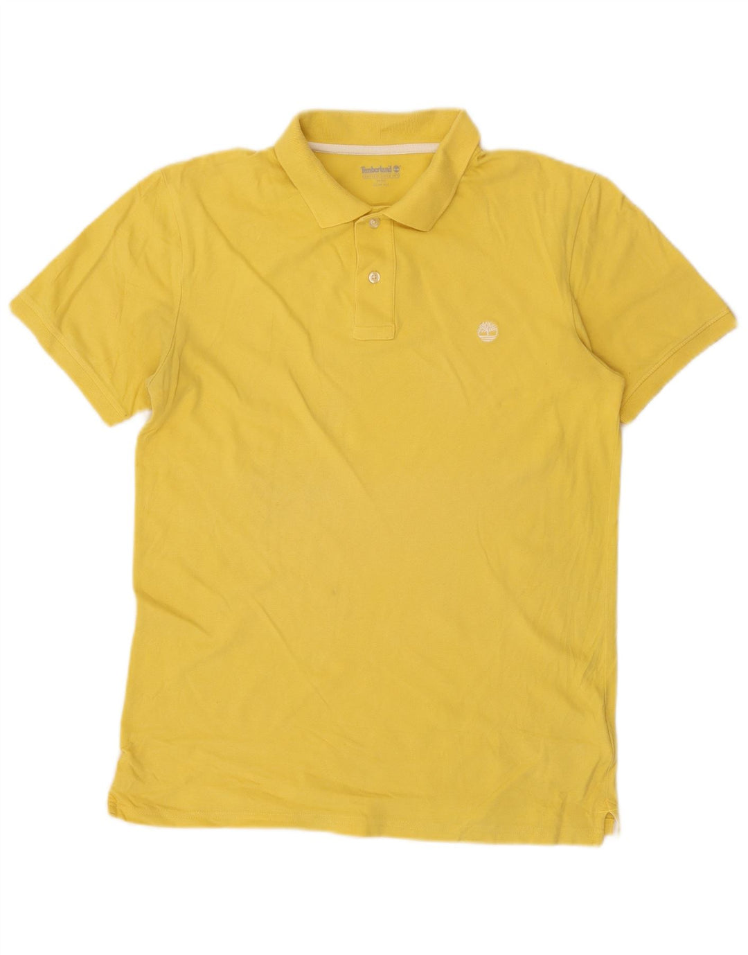 Timberland Herren Slim Fit Poloshirt mittelgelbe Baumwolle