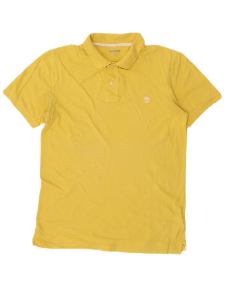 Timberland Herren Slim Fit Poloshirt mittelgelbe Baumwolle