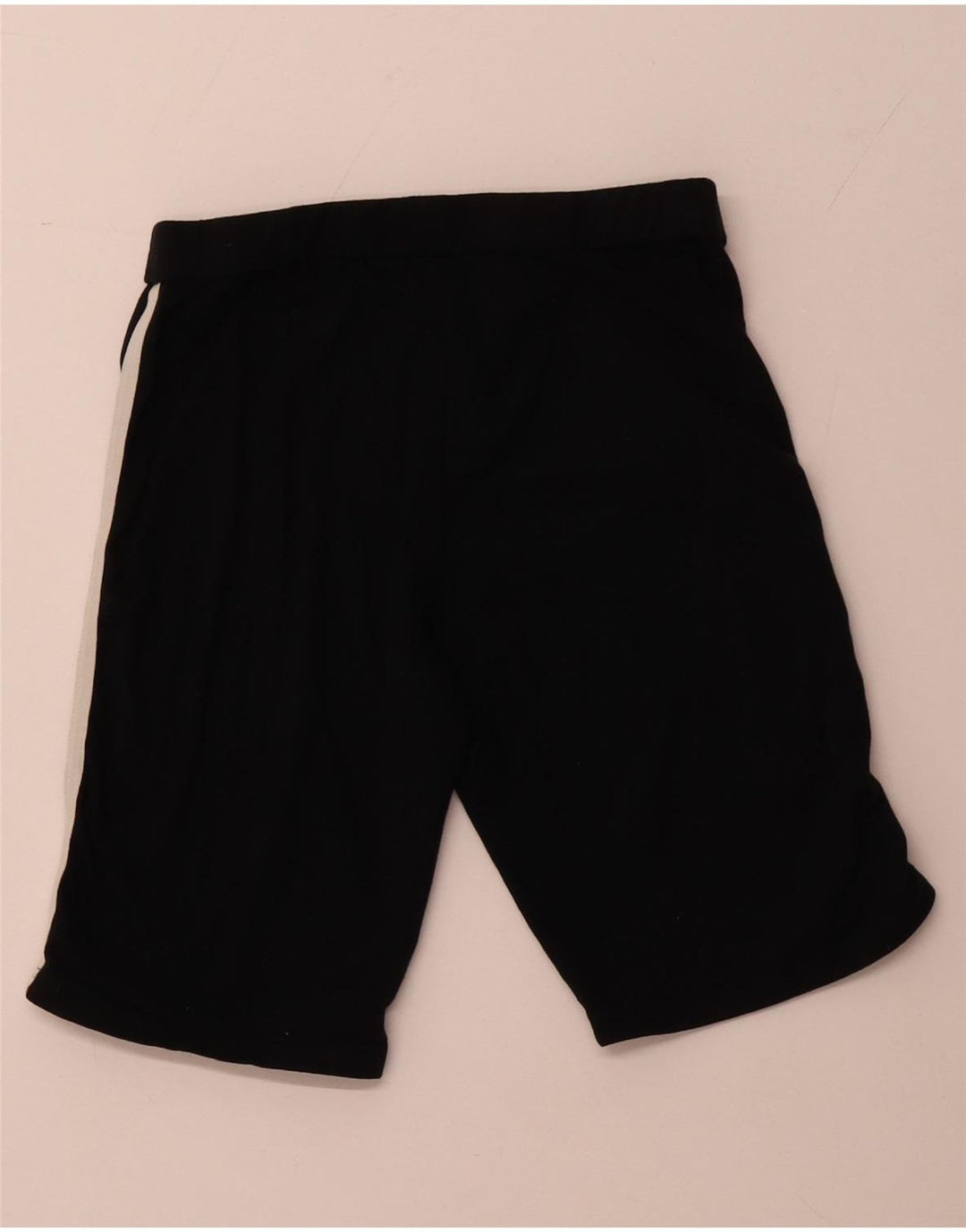 ELLESSE Damen Sportshorts UK 12 Mittelschwarze Baumwolle