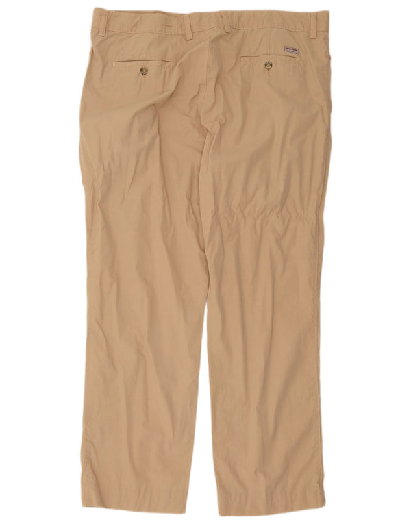 Pierre Cardin Herren gerade Freizeithose IT 54 2XL W42 L31 Beige Baumwolle