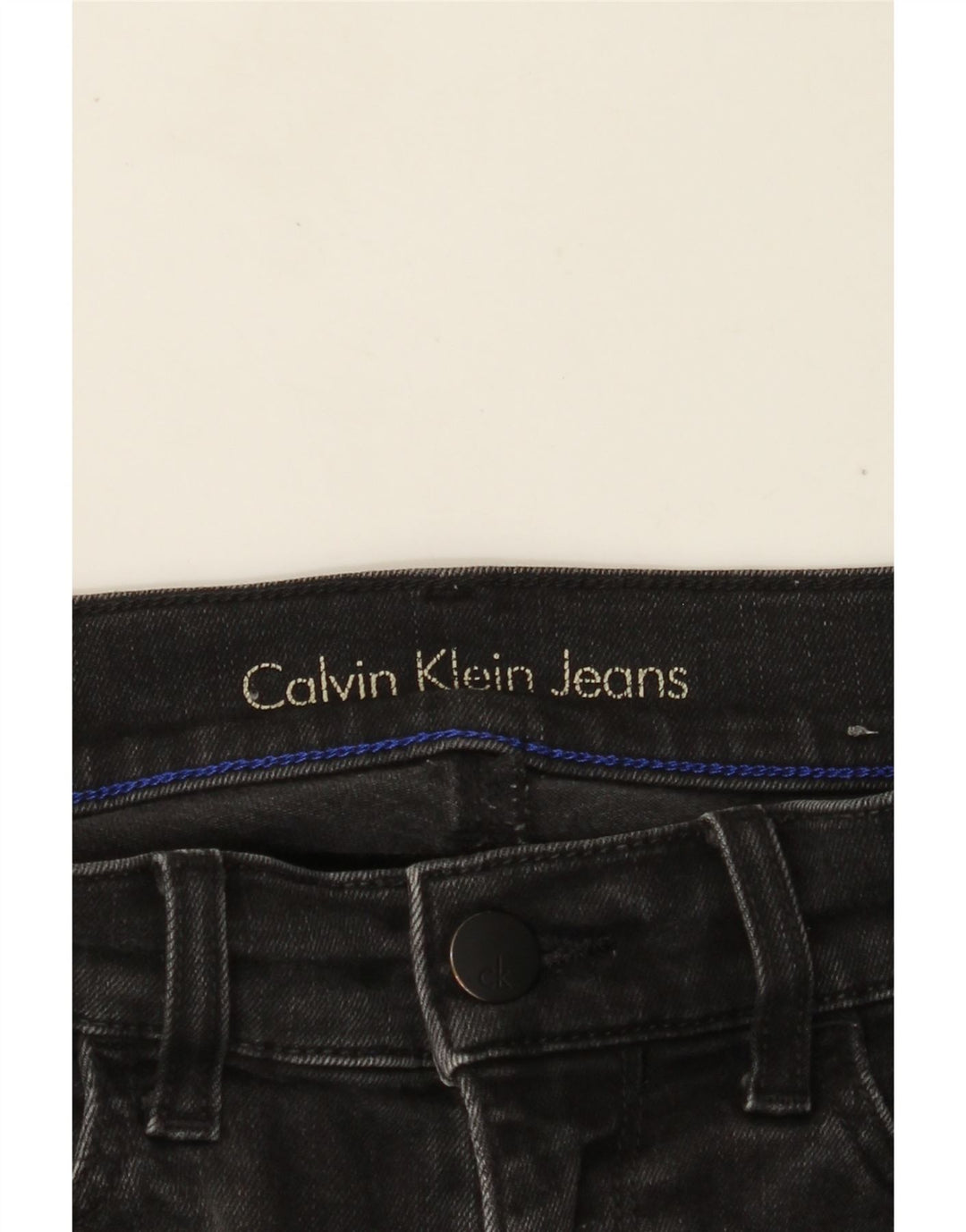 CALVIN KLEIN Damen Skinny Jeans W26 L29 Schwarz
