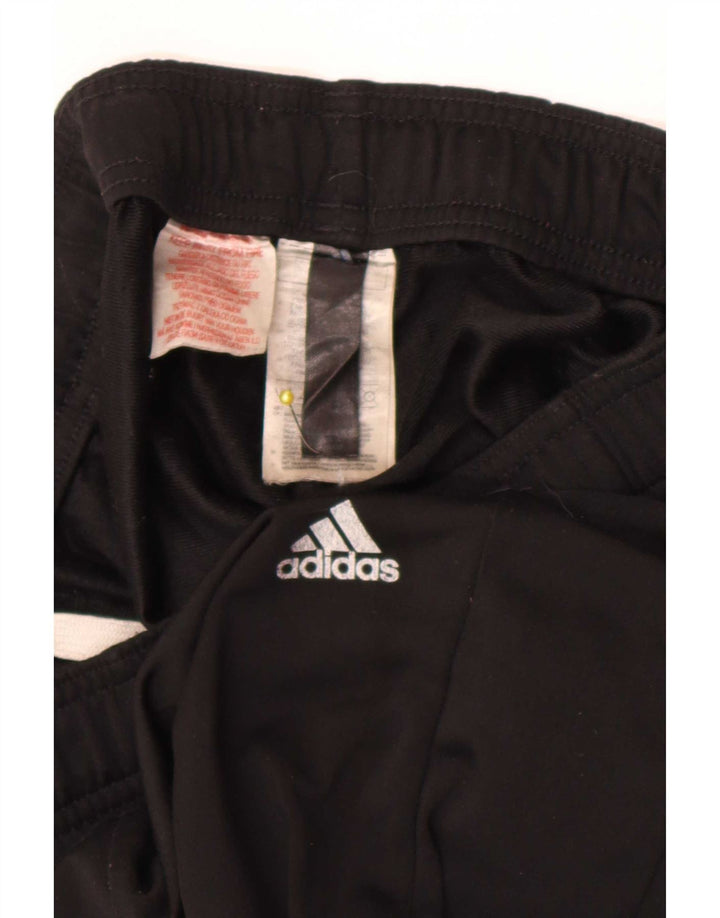 Adidas Jungen-Trainingshose, Jogginghose, 13–14 Jahre, schwarzes Polyester