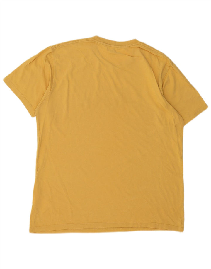 Vans Herren Grafik-T-Shirt-Oberteil aus mittelgelber Baumwolle