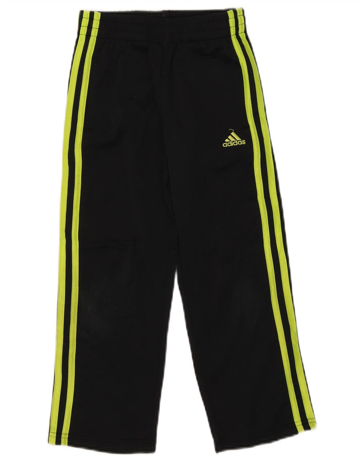 Adidas Mädchen-Trainingshose, 5–6 Jahre, schwarzes Polyester