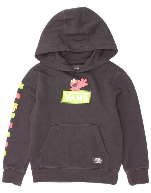 Vans Jungen-Pullover mit grafischem Kapuzenpullover, 2–3 Jahre, schwarze, geometrische Baumwolle
