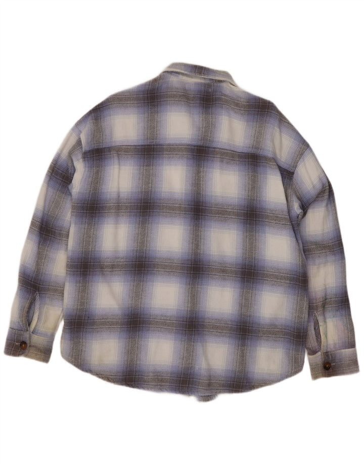 Hollister Boyfriend-Fit-Flanellhemd für Damen, mittelgroß, mehrfarbig, kariert