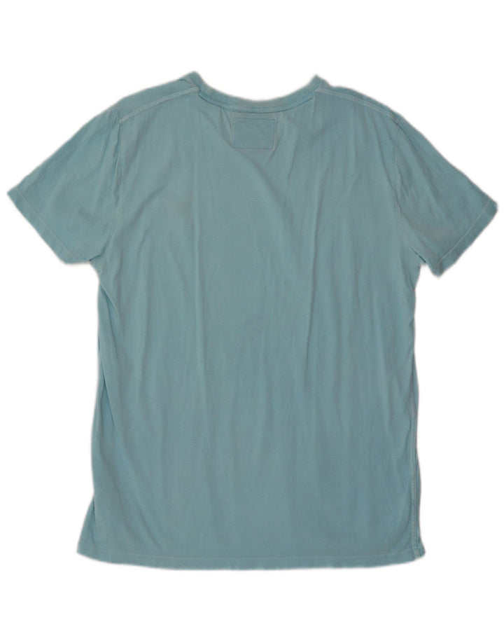 SUPERDRY Mens T-Shirt Top 2XL Blue Cotton