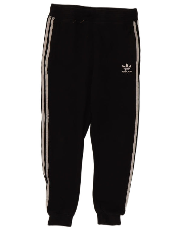 Adidas Jungen-Trainingshose, Jogginghose, 13–14 Jahre, schwarze Baumwolle