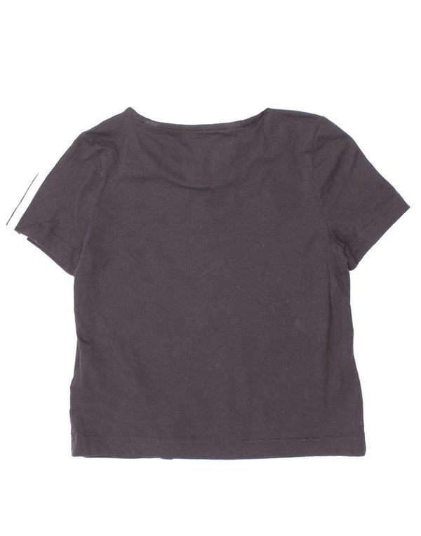Adidas T-Shirt für Jungen, 5–6 Jahre, schwarze Baumwolle