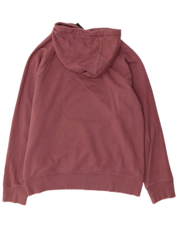 Under Armour Damen Übergroßer Kapuzenpullover UK 18 XL Burgunderrote Baumwolle