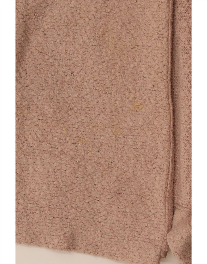 Marks & Spencer Damen Longline Open Cardigan Pullover UK 12 Mittelrosa