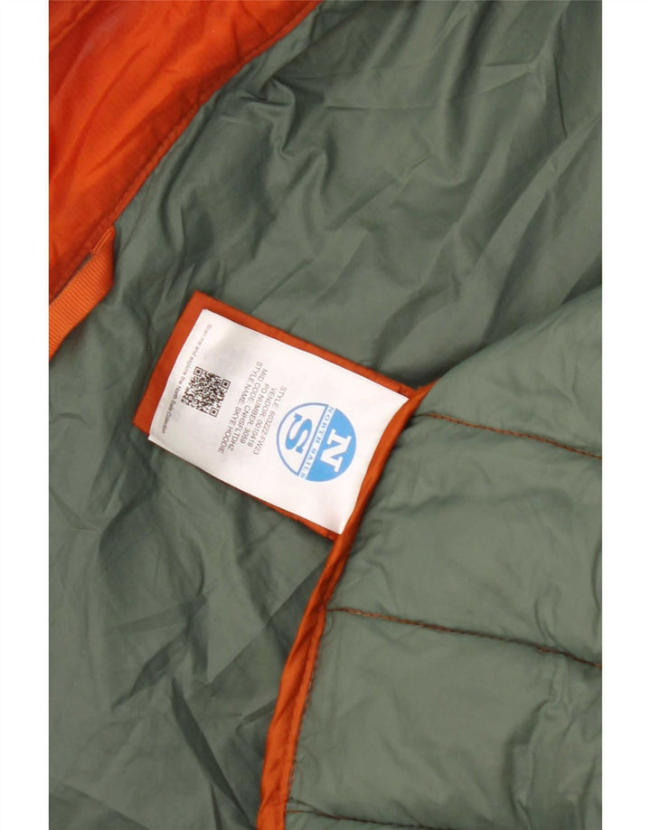 North Sails Herren-Kapuzenjacke, gepolstert, UK 40, Größe L, Orange, Polyester
