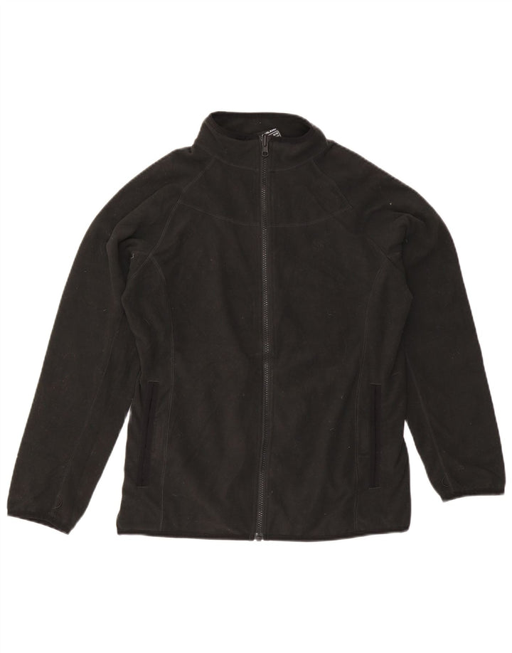 TIMBERLAND Damen-Fleecejacke mit normaler Passform, UK 14, mittelschwarz, Polyester