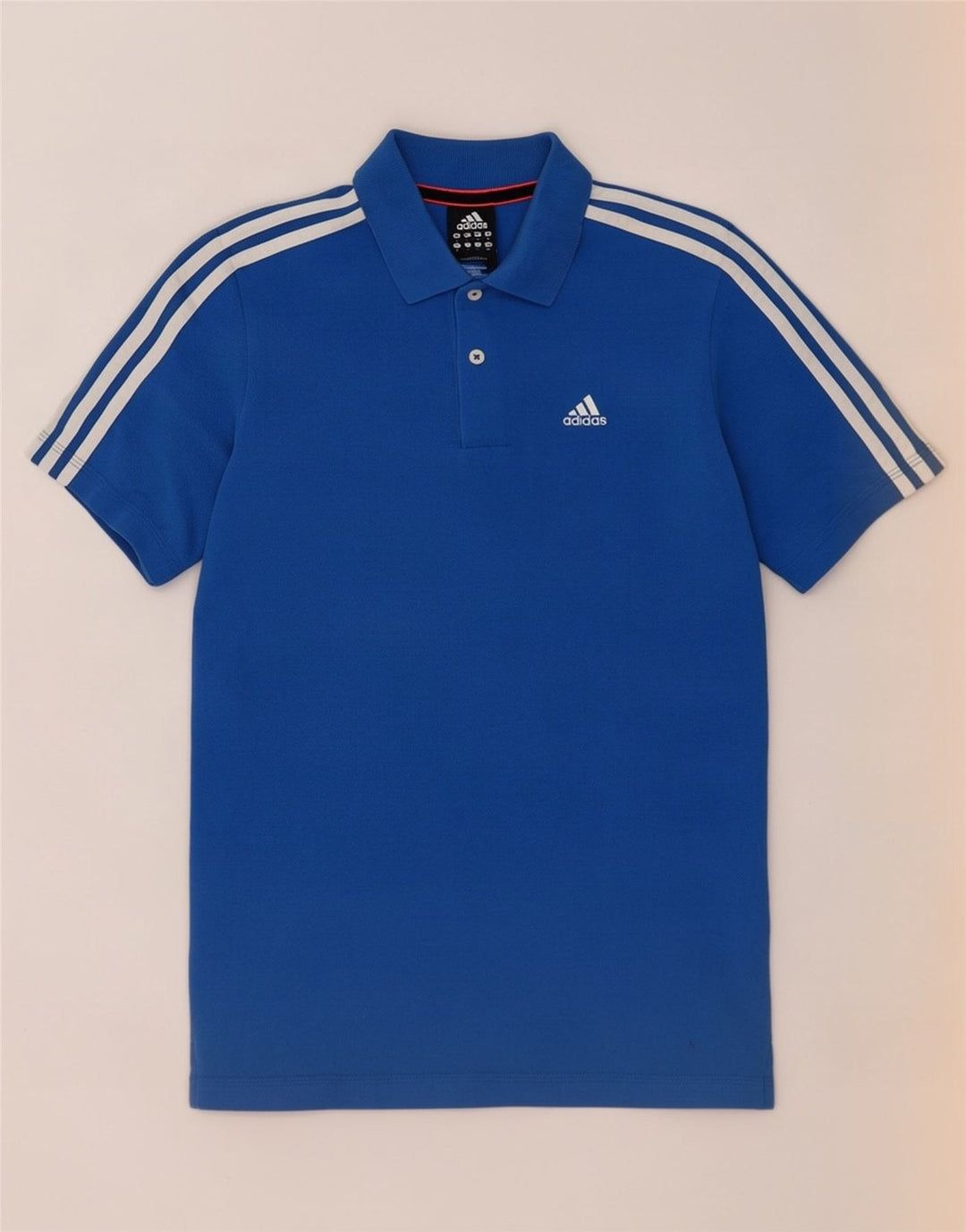 Adidas Herren Climalite Poloshirt Kleine blaue Baumwolle