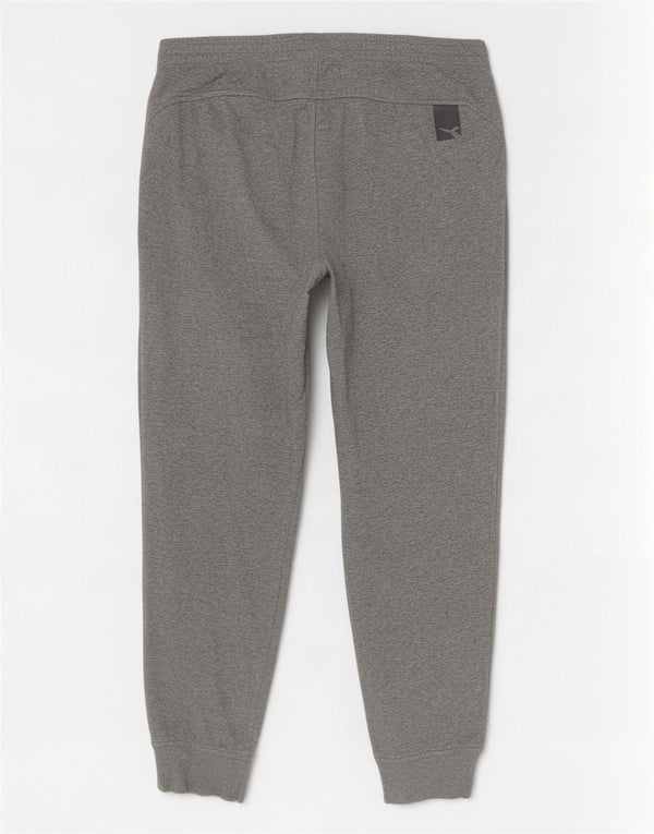 Diadora Herren-Trainingshose, Jogginghose, XL, grau meliert, Baumwolle