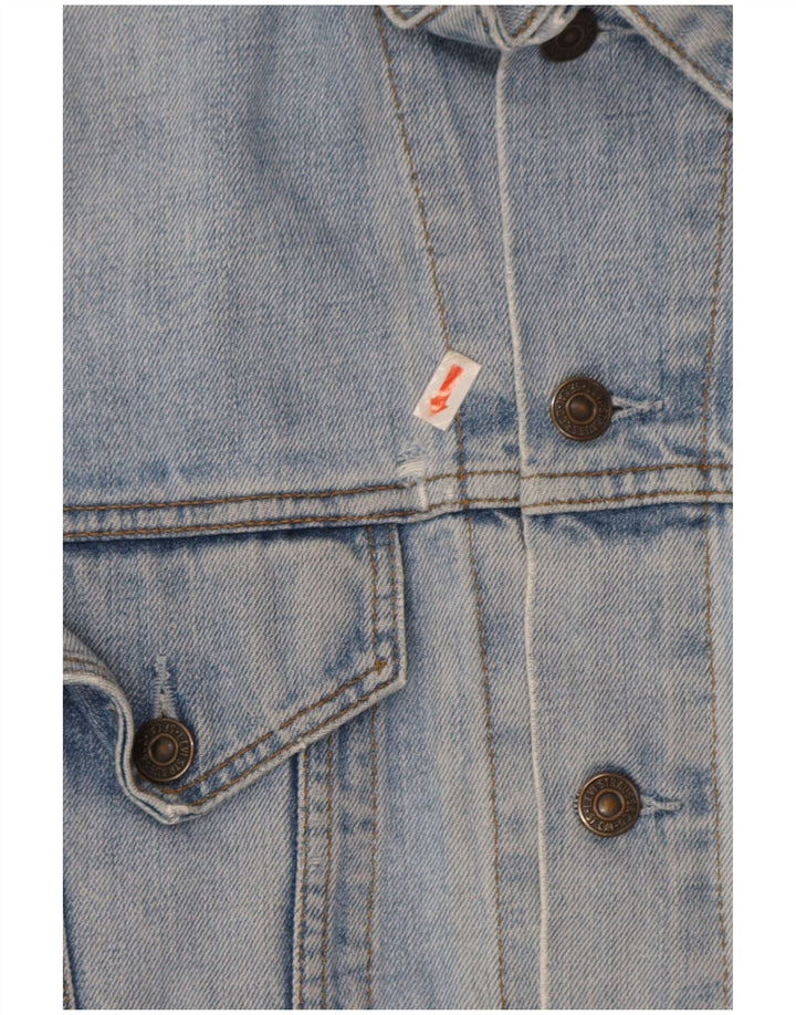 Levi's Herren Jeansjacke UK 40 Large Blau Baumwolle